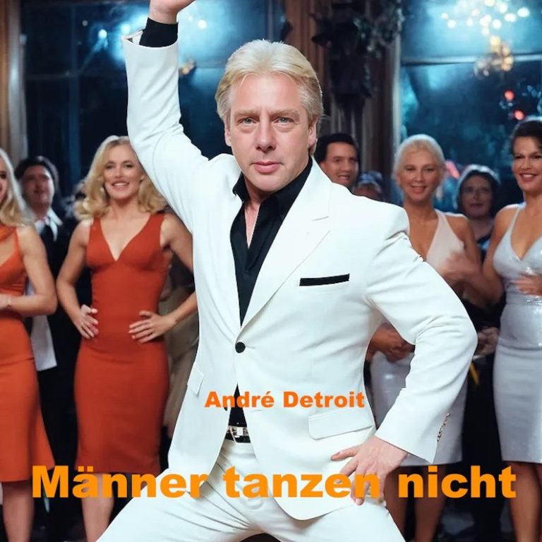 Männer tanzen nicht - Der neue Song von Andre Detroit Andre Detroit als John Travoltadouble singt den ersten Ohrwurm 2025. Es geht darum, dass Männer nicht tanzen, aber heimlich davon träumen.
